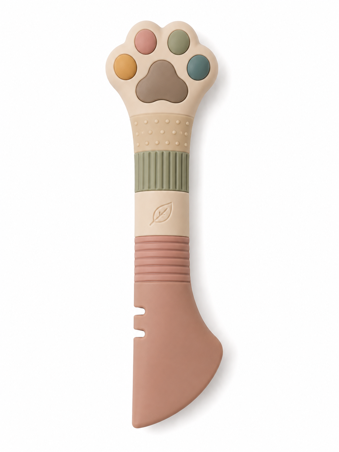 Paw-Shaped Pet Food Spoon, Scraper and Can-Opening Tool – Multicoloured