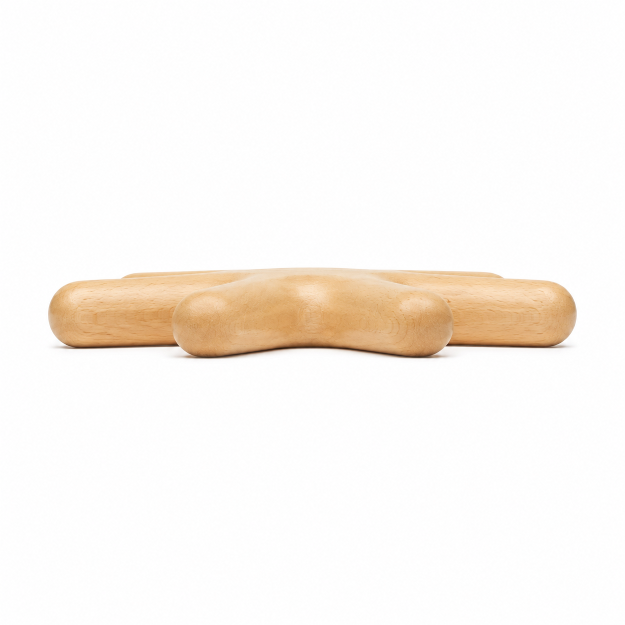 Star-Shaped Dog Chew Toy with Rounded Multi-Arm Design – Natural Colour
