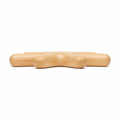 Star-Shaped Dog Chew Toy with Rounded Multi-Arm Design – Natural Colour — product view 3